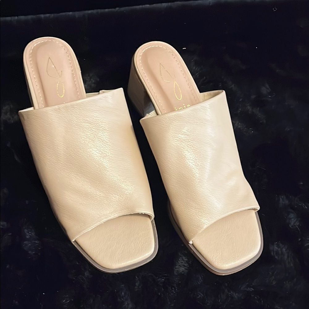 Joie Cream Women's Slide Sandals